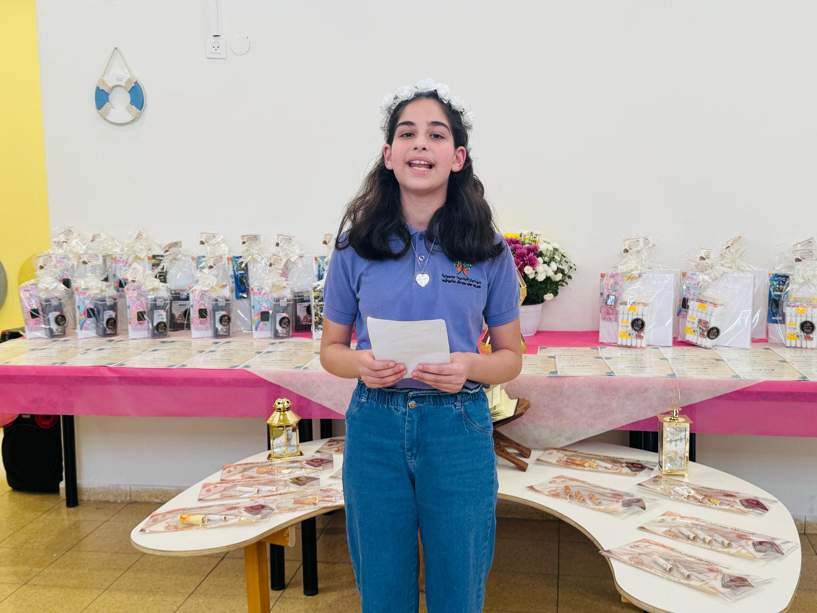 تكريم 38 حافظ لسور من جزء عمّ  في مدرسة أجيال الابتدائية في جلجولية 